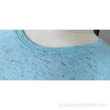 T-shirt da uomo in cotone / poliestere a maniche corte